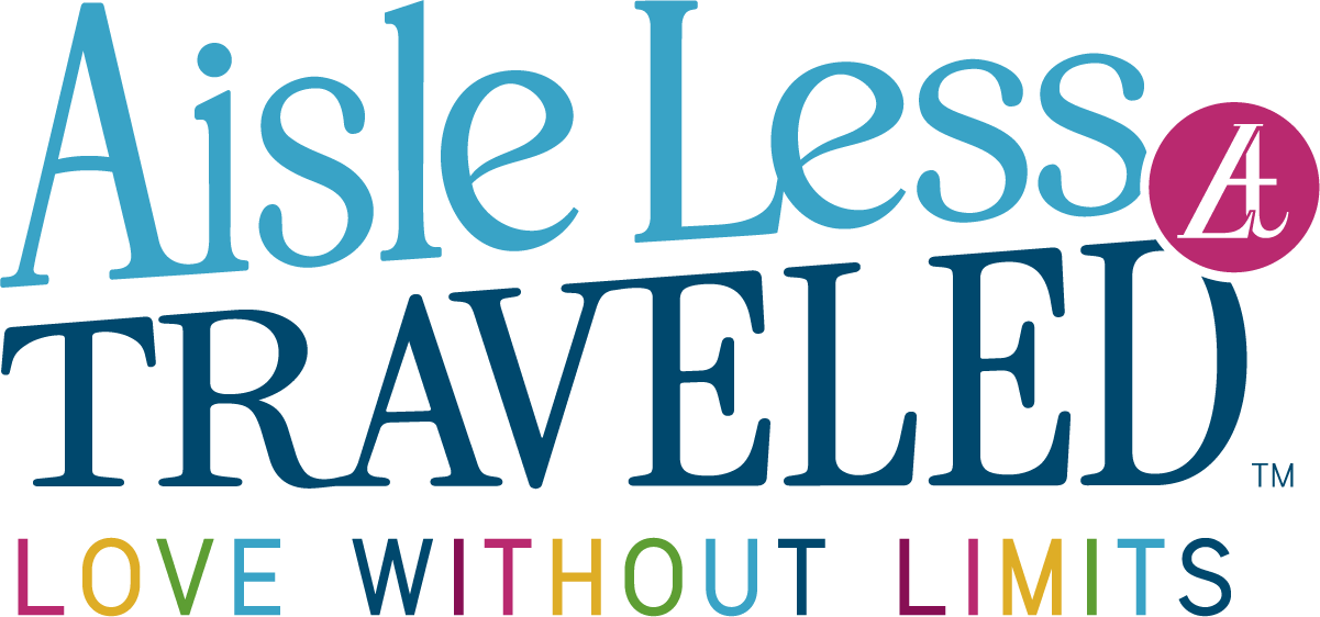 Aisle Less Traveled Primary Logo design with TM