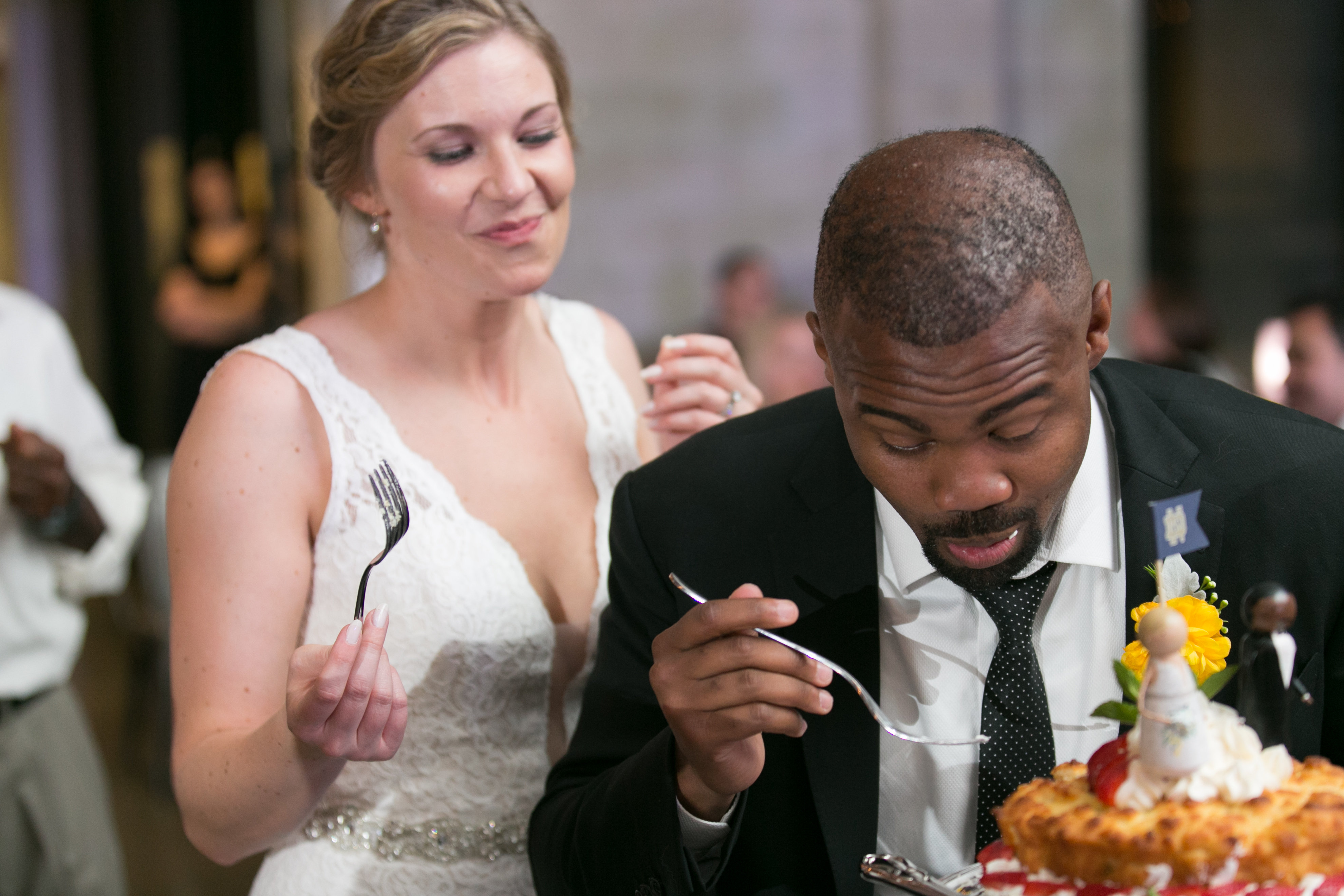 You'll have time to eat with a professional wedding planner managing your day.