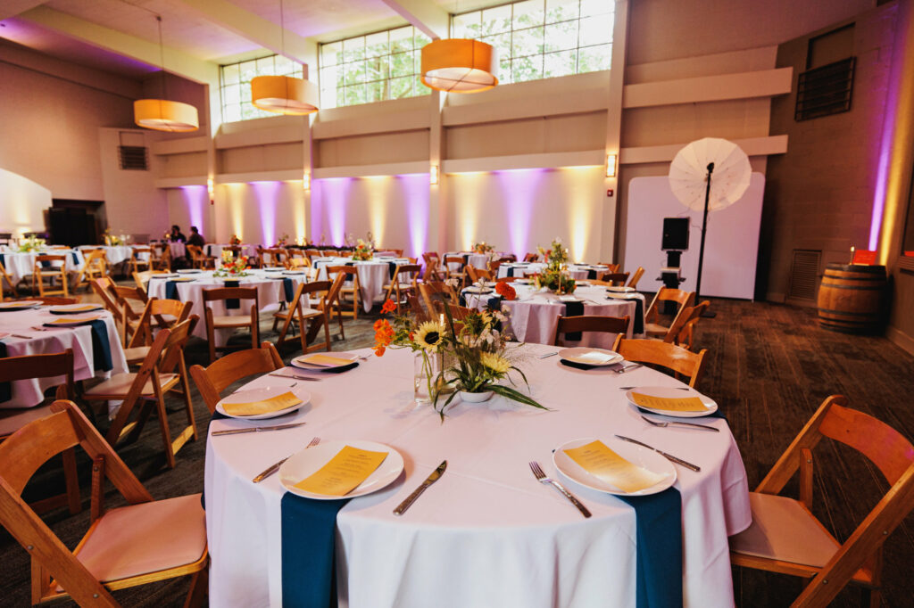 hall at fauntleroy wedding reception