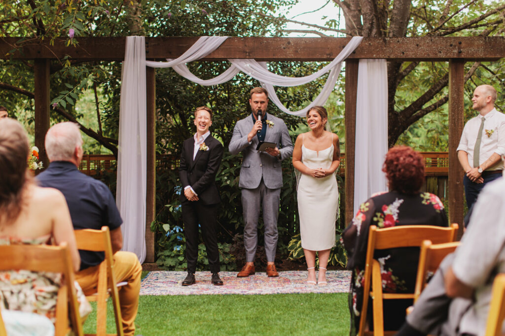 lesbian wedding at the Hall at Fauntleroy