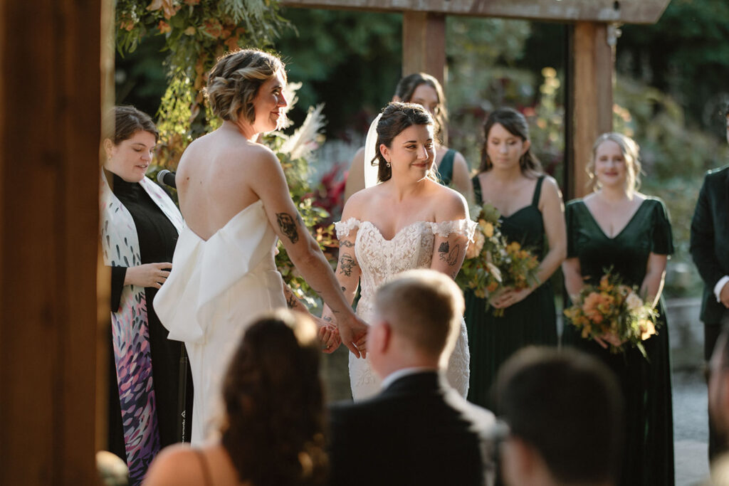 queer wedding ceremony in Seattle for Steph and Lauren